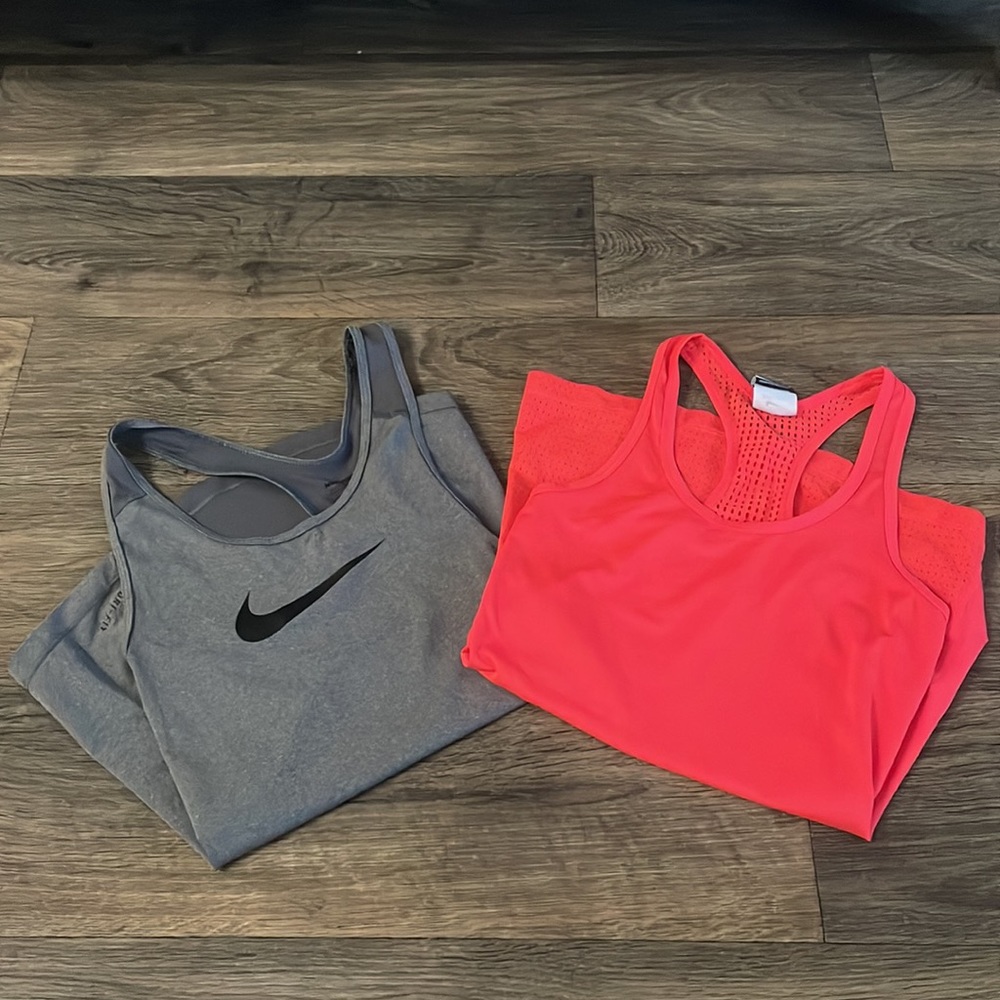 Set of 2 Nike workout racerback tanks size XS